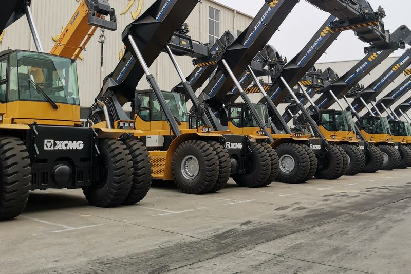 Container stacker fleet