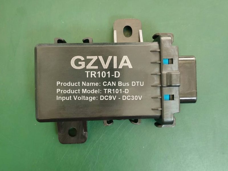 4G Cat.1 CAN bus DTU gateway for remote fleet tire pressure monitoring