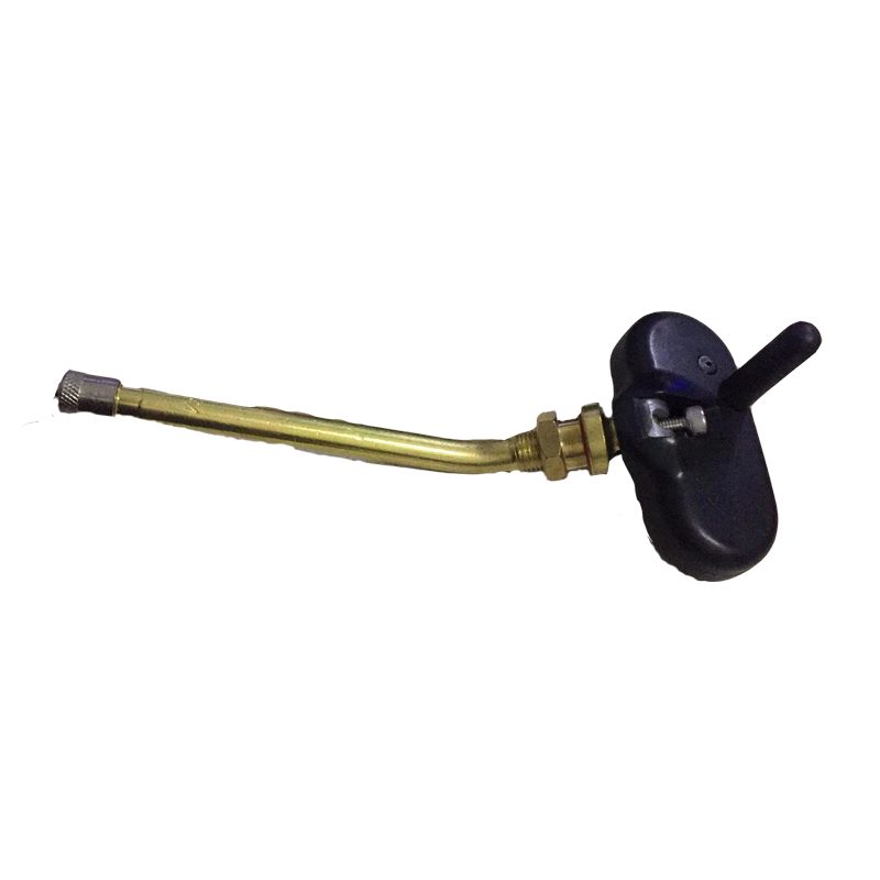 Internal valve sensor — sealed in-tire mounting, protected from impact.