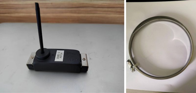 Strap-mounted sensor — for rims where no valve-stem fitment is possible.
